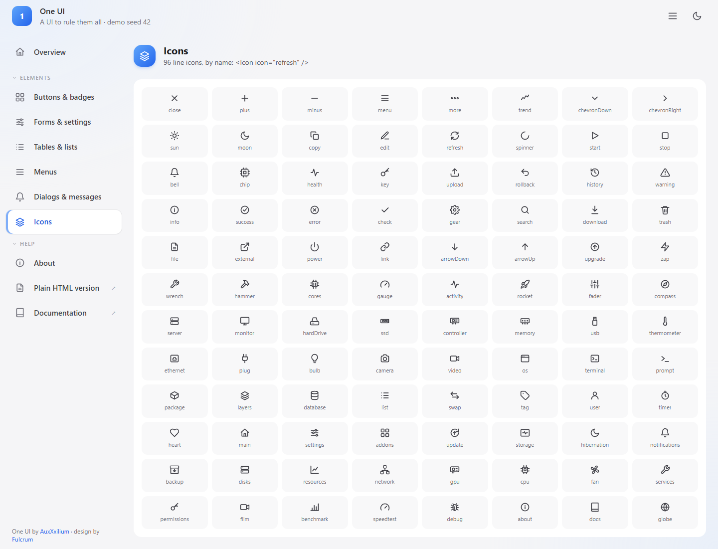 All icons